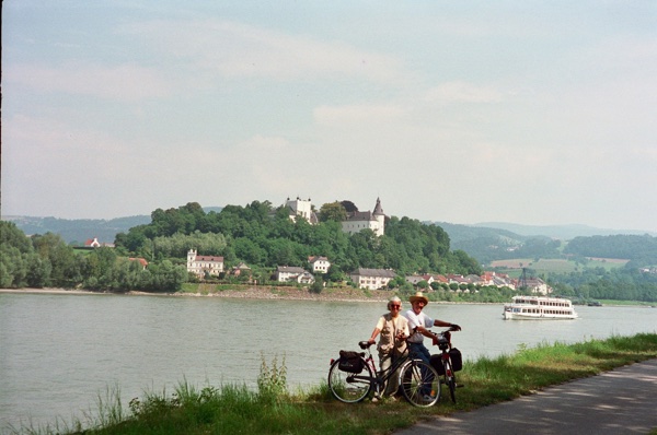 cyclists on Danube Bike Path
